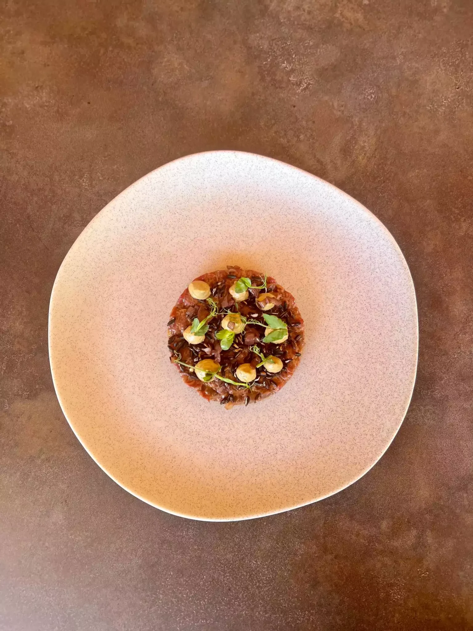 plat confectionné par lionel wrazen