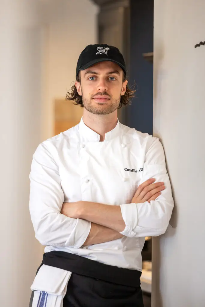 portrait professionnel du chef originaire de marseille, Camille Adam