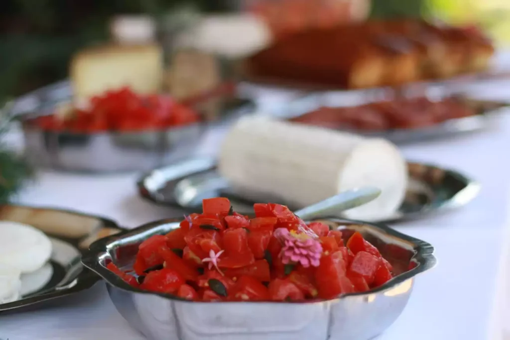 buffet réalisé par la cheffe à domicile marion laumonier