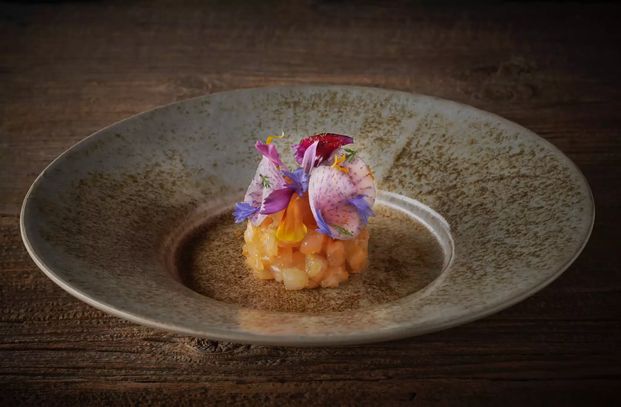 entrée au poisson confectionnée par le chef gustave migdal