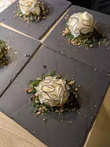 création autour du radis noir du chef à domicile gautier wonner