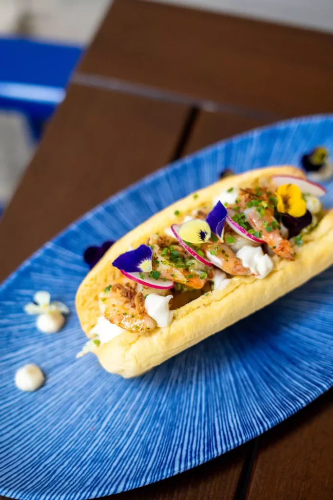 entrée à deguster en finger food du chef arnaud basile