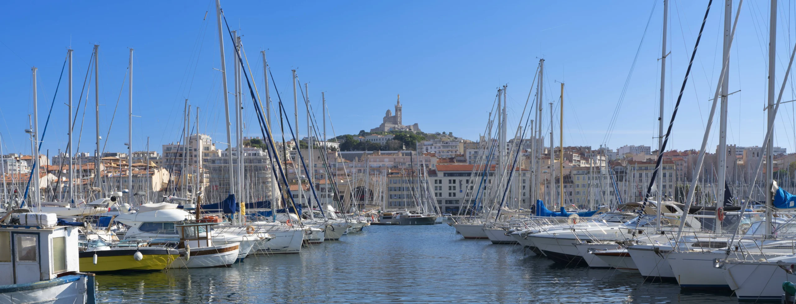 The Vieux-Port of Marseille and Notre-Dame-de-la-Garde