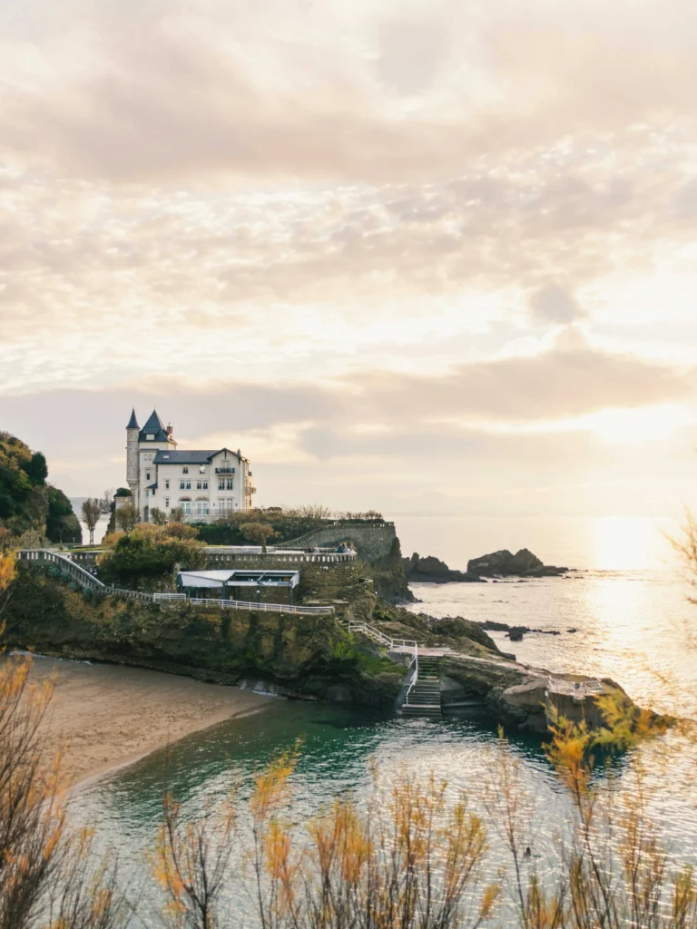 biarritz en bord de mer