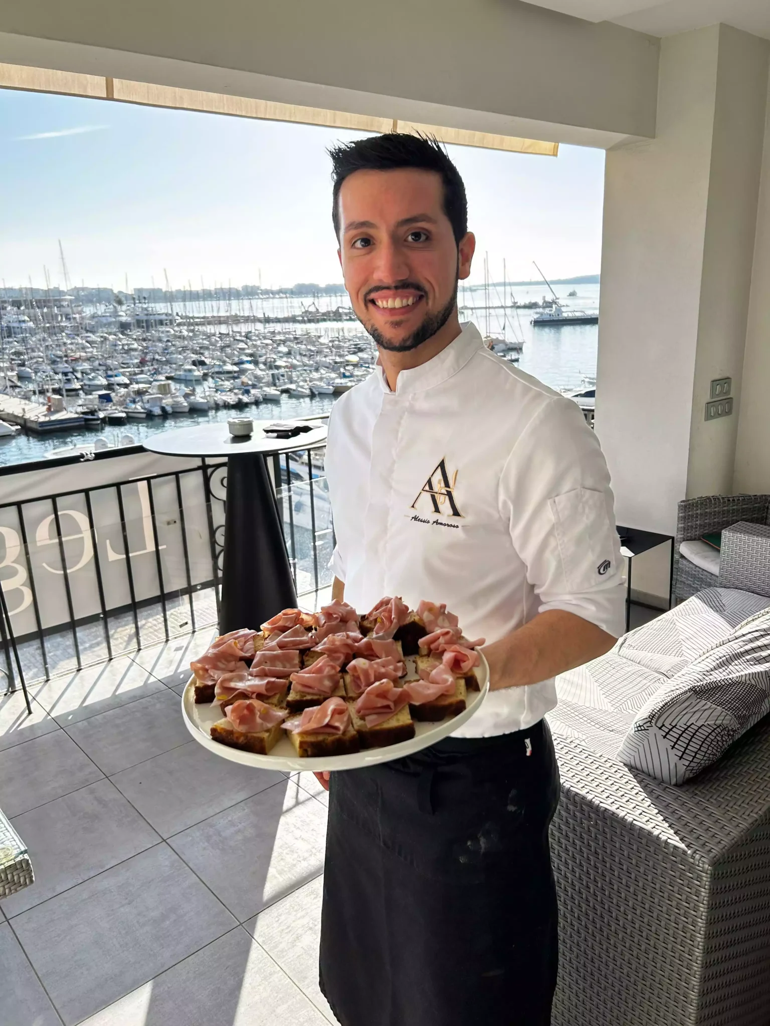 Profil du chef à domicile alessio amoroso