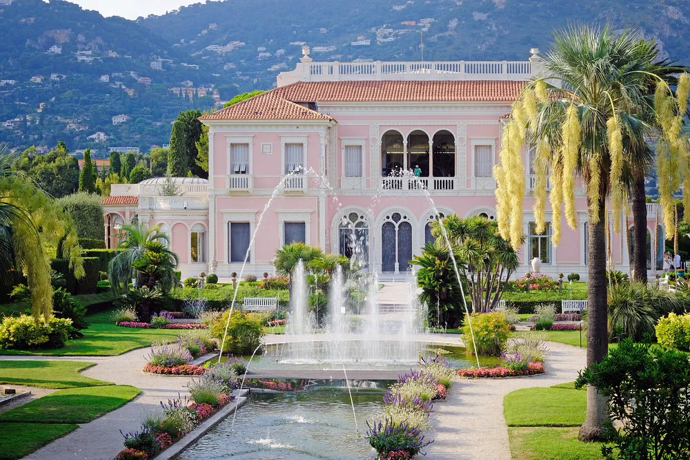 The Ephrussi de Rothschild villa in Saint-Jean-Cap-Ferrat