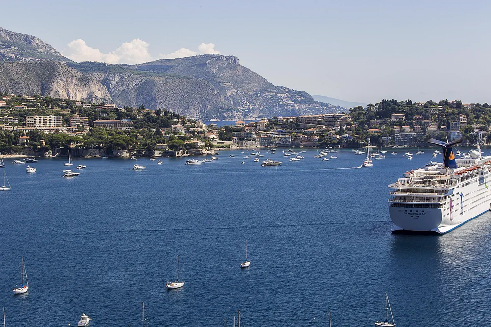The bay of Villefranche-sur-Mer