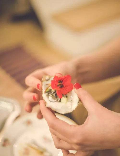 amuse bouche réalisé par la cheffe privée margot beck