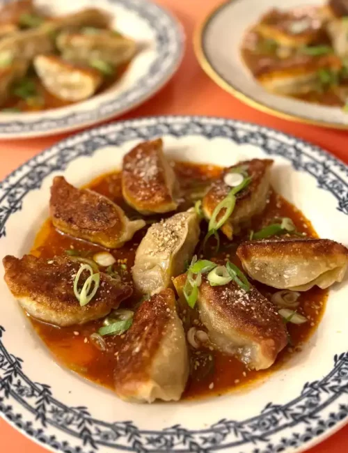 gyozas réalisés par anastasia loretto lors d'une prestation privée