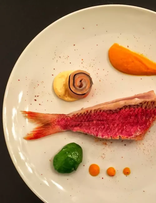 plat atour du rouget par simon provost