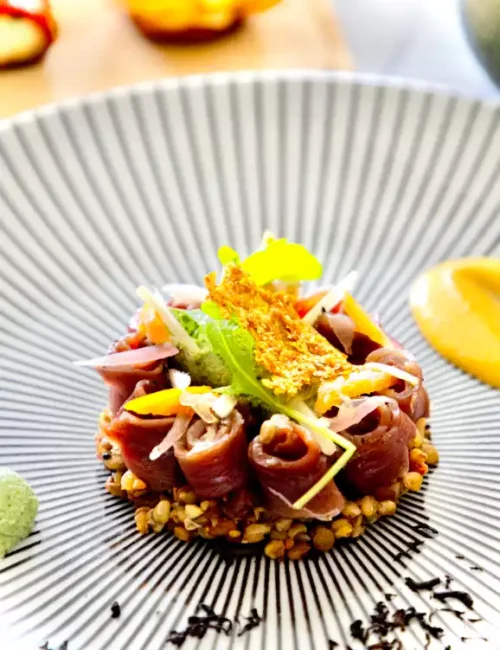 création culinaire originale de julien jamais