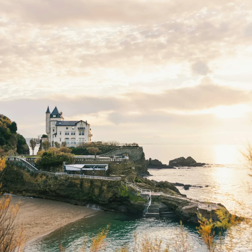 biarritz en bord de mer